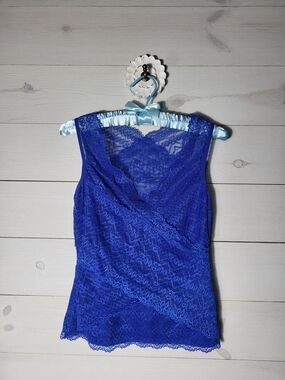 bebe Lace Tank Top Wrap Bandage Style Coastal Cowgirl.